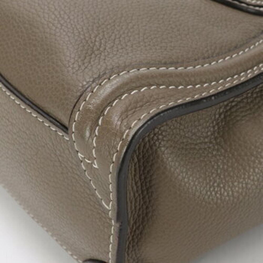 Celine Luggage Shopper leather handbag tote bag shoulder MME - Picture 11 of 14